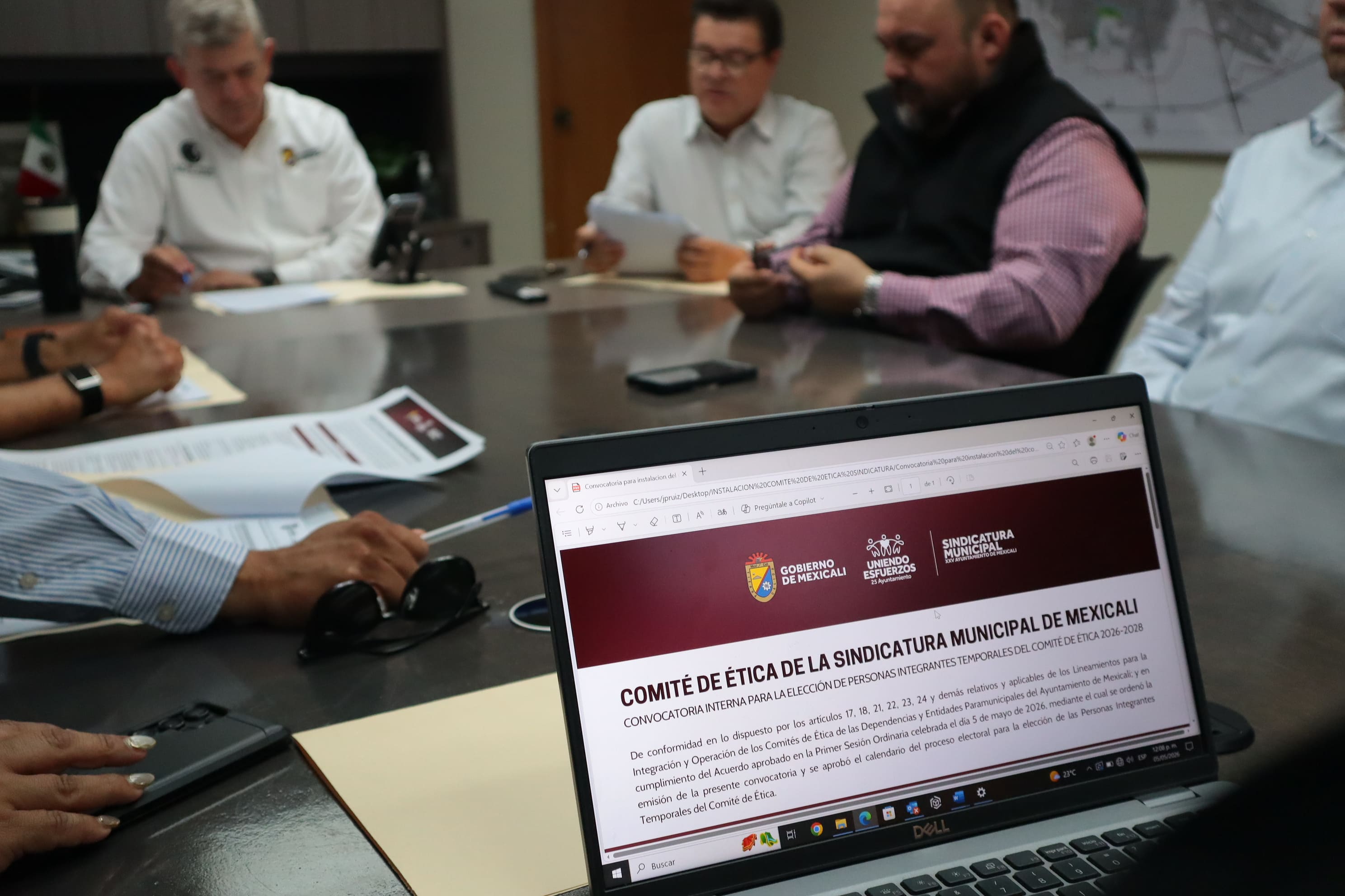 SINDICATURA DE MEXICALI INSTALA POR PRIMERA VEZ SU COMITÉ DE ÉTICA