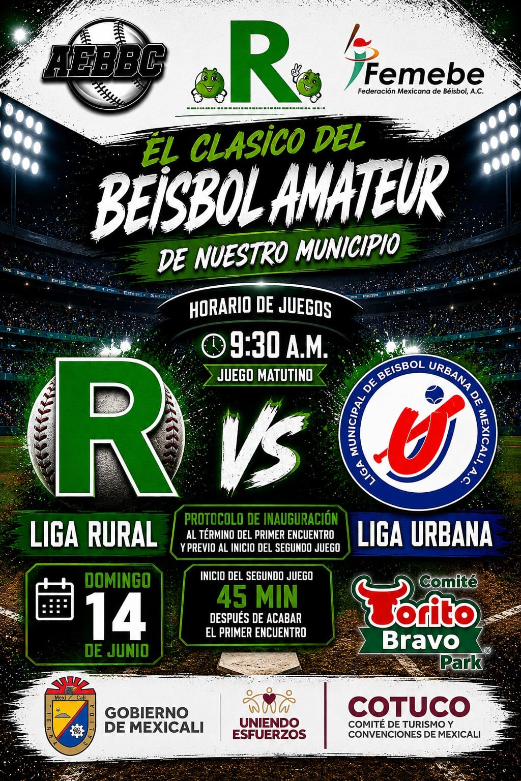 EL CLÁSICO DEL BÉISBOL AMATEUR DE NUESTRO MUNICIPIO