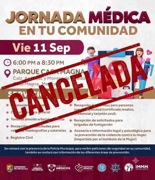 JORNADA MÉDICA EN TU COMUNIDAD