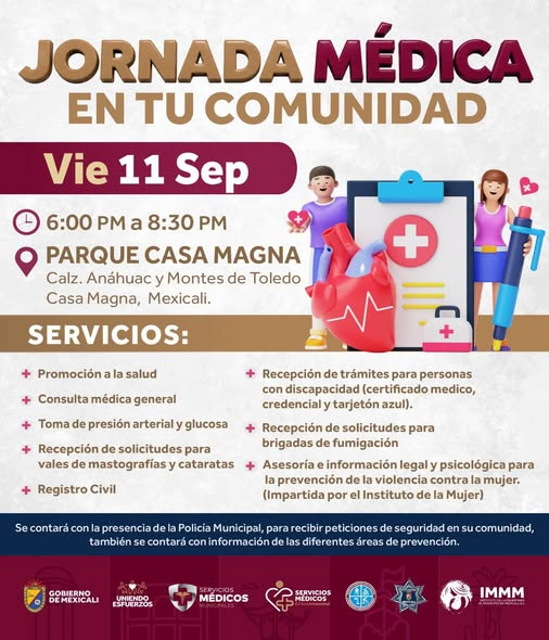 JORNADA MÉDICA EN TU COMUNIDAD