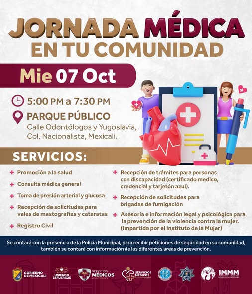JORNADA MÉDICA EN TU COMUNIDAD