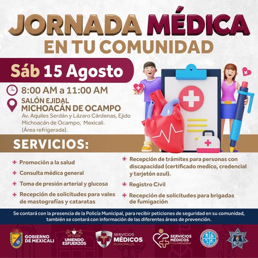 JORNADA MÉDICA EN TU COMUNIDAD