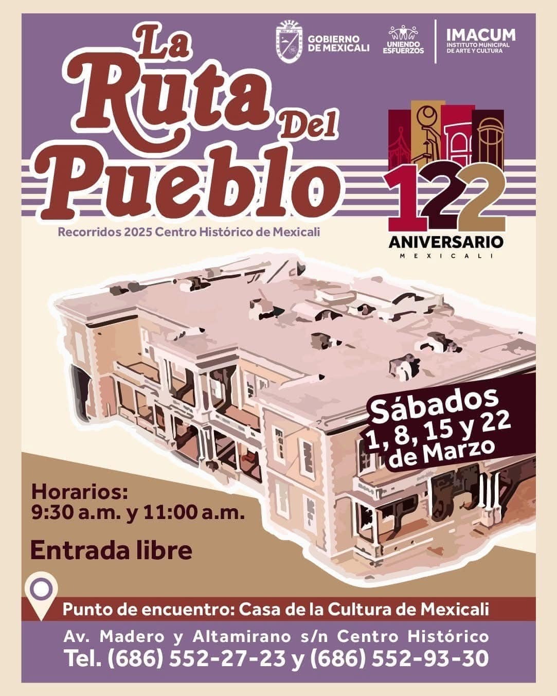 LA RUTA DEL PUEBLO: RECORRIDOS HISTÓRICOS GRATUITOS EN MEXICALI