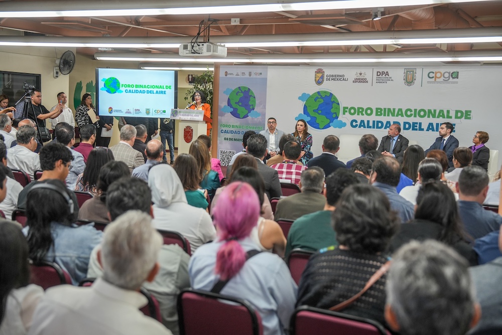 IMPULSA NORMA BUSTAMANTE COOPERACIÓN BINACIONAL POR UN AIRE MÁS LIMPIO EN MEXICALI