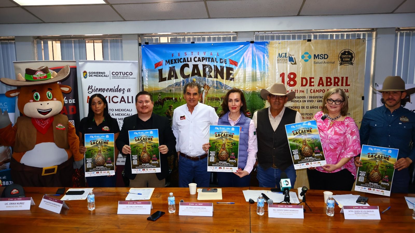 ANUNCIAN LA SEXTA EDICIÓN DEL FESTIVAL “MEXICALI CAPITAL DE LA CARNE”
