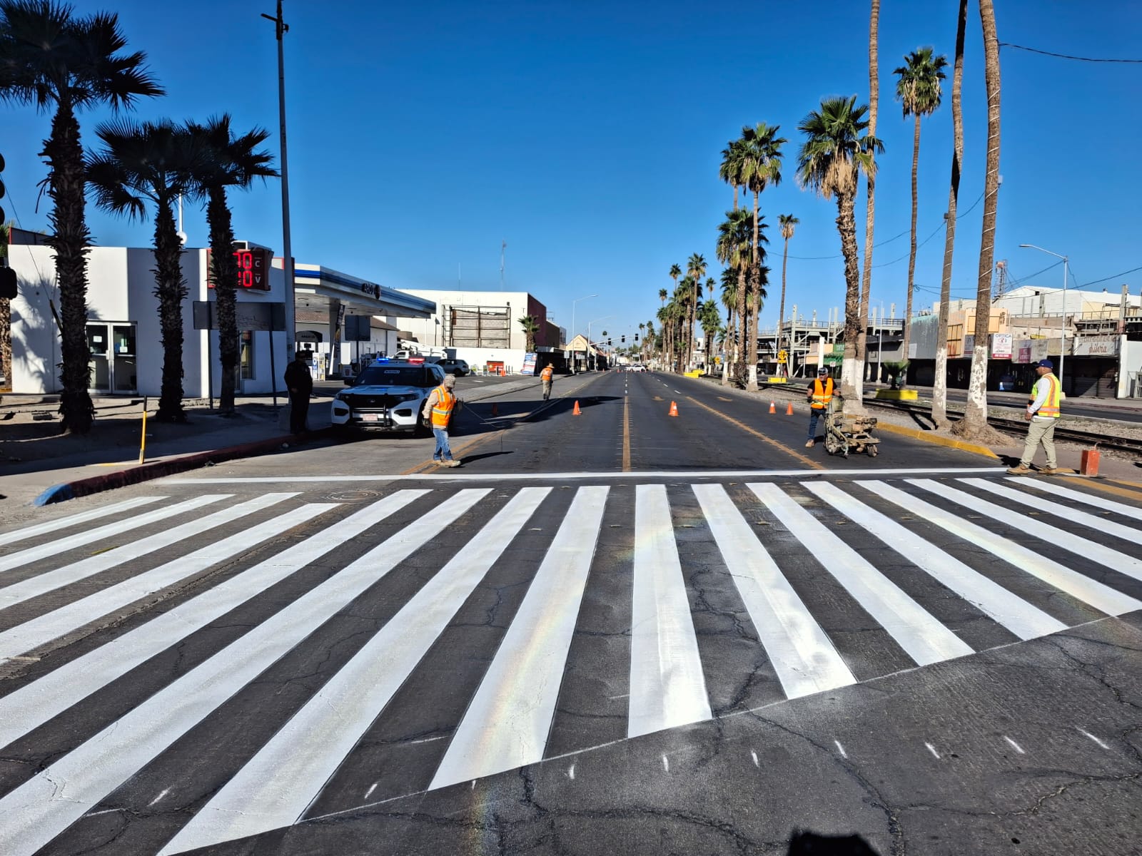 INICIAN TRABAJOS DE ADECUACIÓN DE SEÑALAMIENTOS EN GLORIETA MORELOS