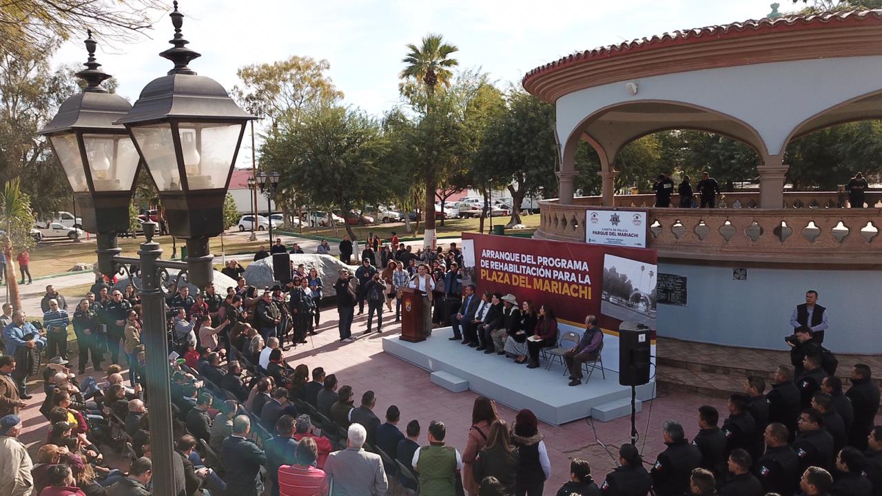INICIA PROGRAMA DE REHABILITACIÓN DE LA PLAZA DEL MARIACHI