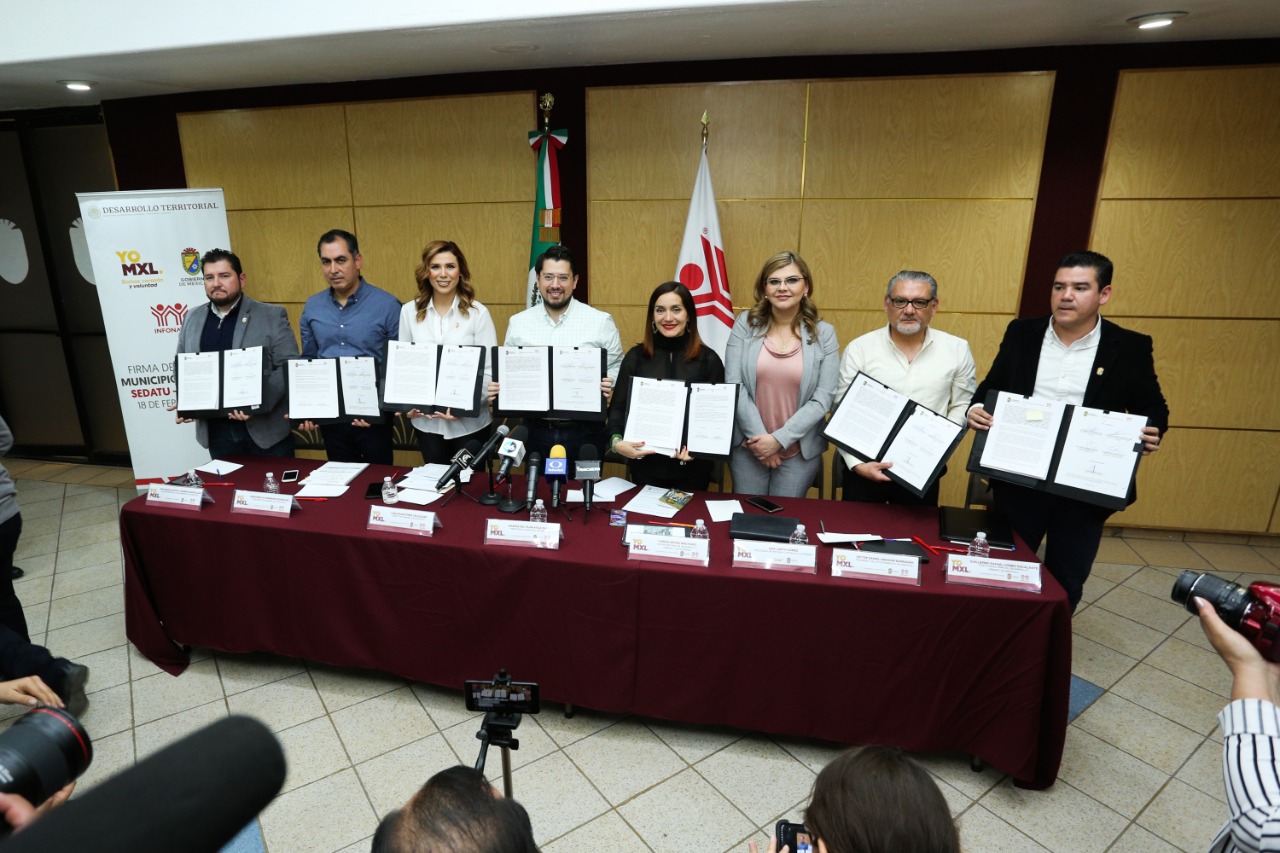 FIRMA EL GOBIERNO DE MEXICALI CONVENIO CON INFONAVIT Y SEDATU