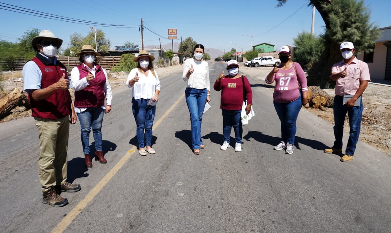 ENTREGA ALCALDESA DE MEXICALI, TRABAJOS DE PAVIMENTACIÓN EN LA COLONIA PROGRESO