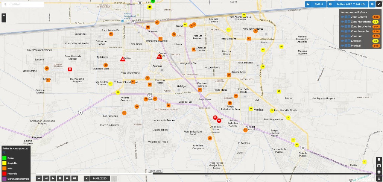RECOMIENDA PROTECCIÓN AL AMBIENTE TOMAR PRECAUCIONES ANTE LA CALIDAD DEL AIRE