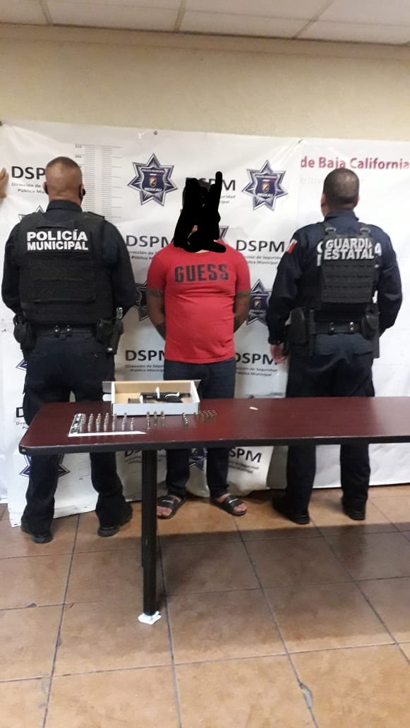 DETENIDO POR PORTACIÓN DE ARMA DE FUEGO, RELACIONADO CON HOMICIDIO
