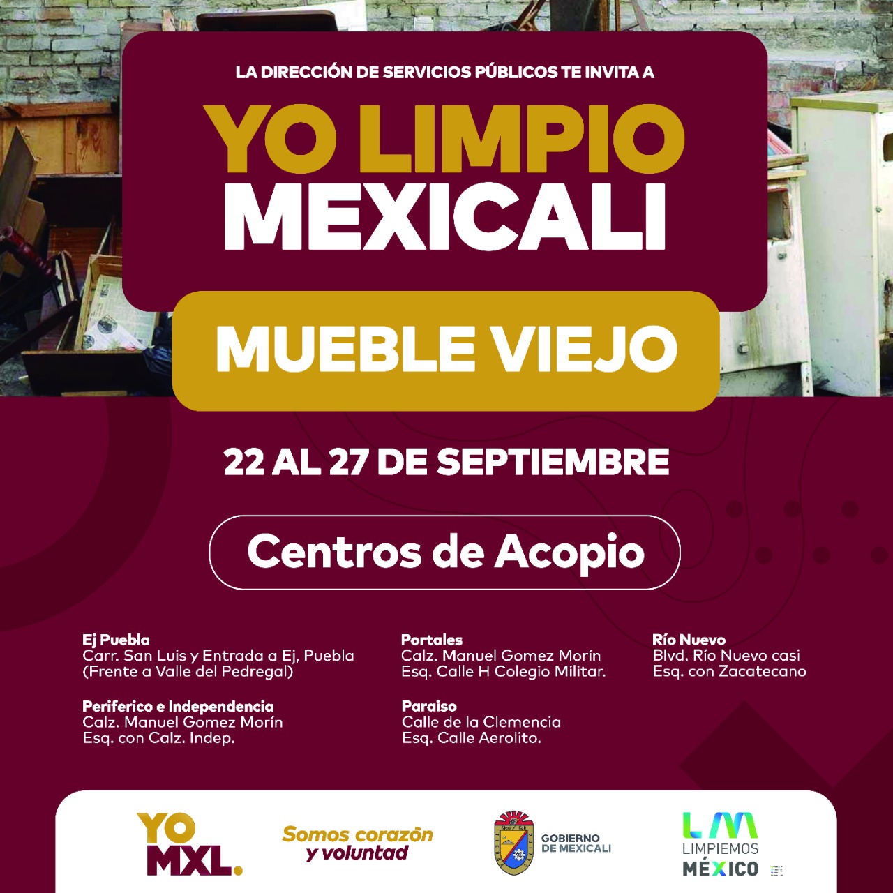 ANUNCIA ALCALDESA MEGA JORNADA DE LIMPIEZA POR MEXICALI