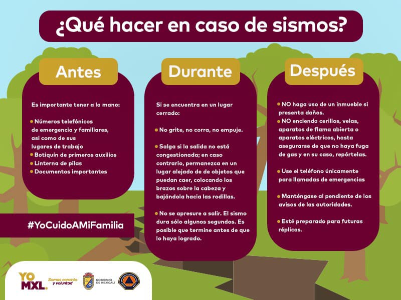 RECOMIENDA PROTECCIÓN CIVIL MUNICIPAL CONTAR CON PLAN FAMILIAR Y MOCHILA DE EMERGENCIA