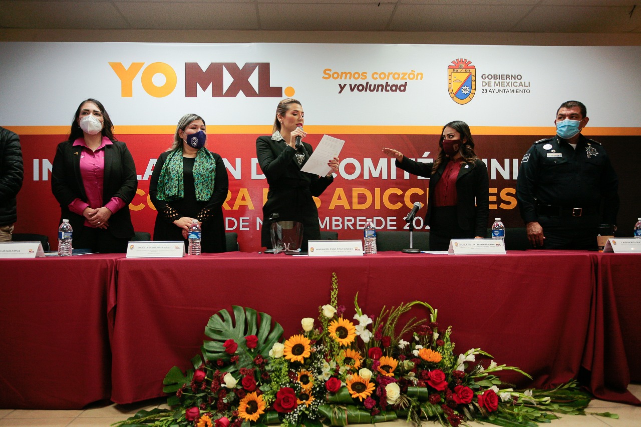 EL MUNICIPIO DE MEXICALI CUENTA CON EL PRIMER COMITÉ MUNICIPAL CONTRA LAS ADICCIONES
