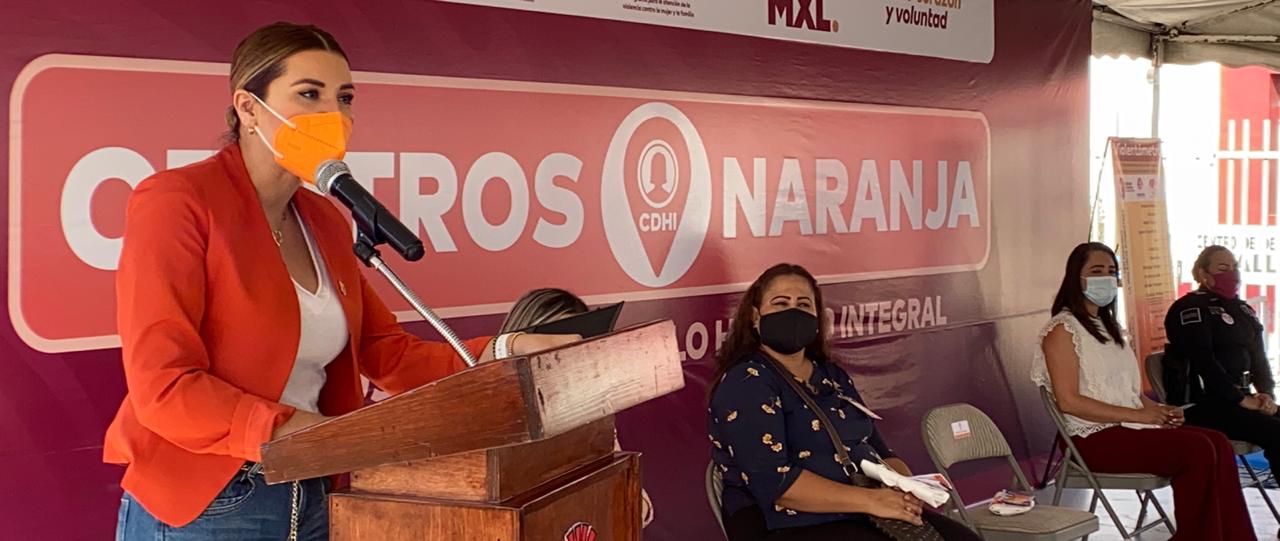 ANUNCIA MARINA DEL PILAR "PUNTOS NARANJA" PARA SALVAGUARDAR A MUJERES CACHANILLAS