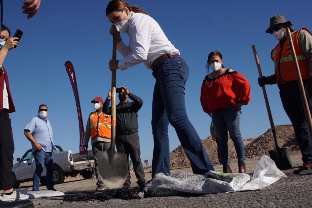 ANUNCIA MARINA HISTÓRICO PROGRAMA DE BACHEO