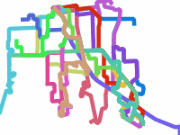 Rutas de transporte público 2022 (Cd. Mexicali)